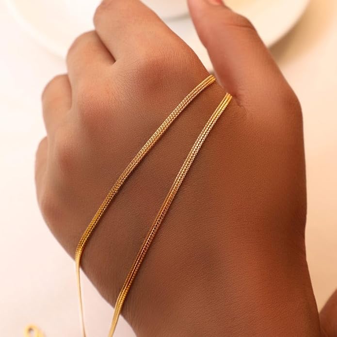 22K Gold Highway Design Chain– Bold 20in Statement in Pure Elegance