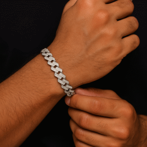 Sparkling Zircon Silver Bracelet in Sterling Silver