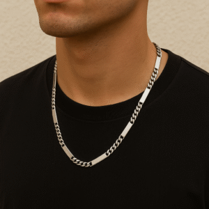 20 inch ID Link Chain in Sterling Silver – Bold & Sleek Statement Necklace